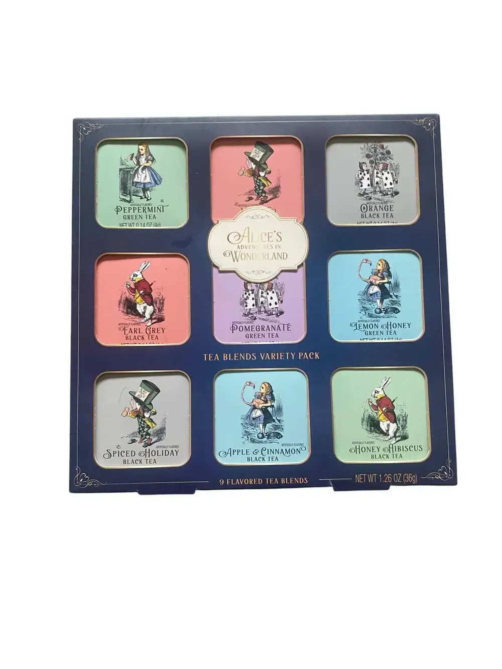 Alice's Adventures in Wonderland Tea Blends Variety Pack - 9 Flavors Gift Set